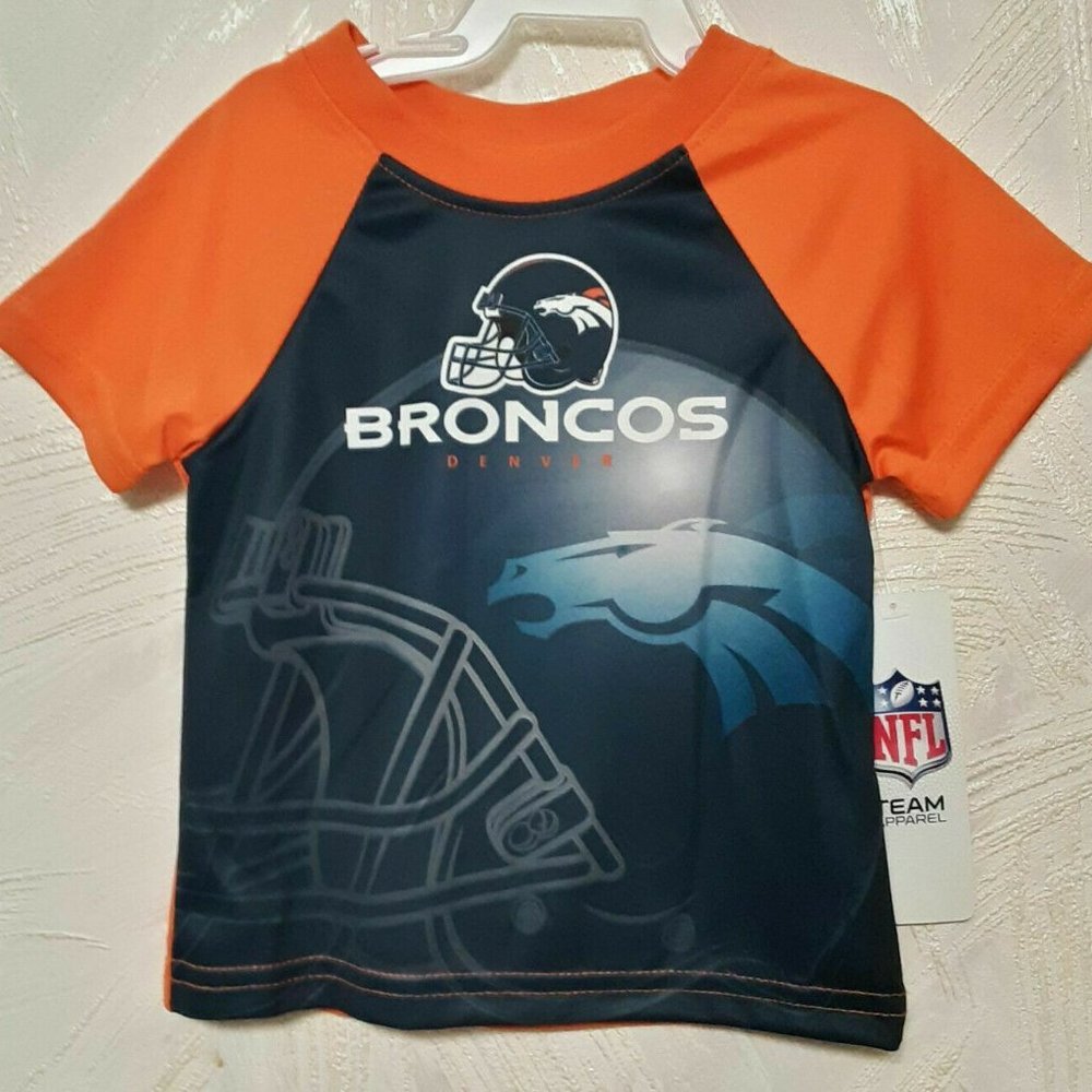 ADORABLE DENVER BRONCOS BABY SHIRT Size 12 Months
